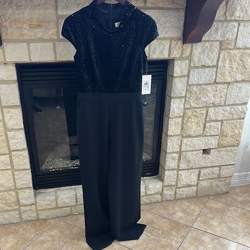 Elegant Black Sequin Gown